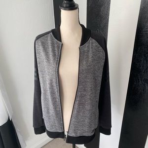 Adidas large womens bomber jacket zip up